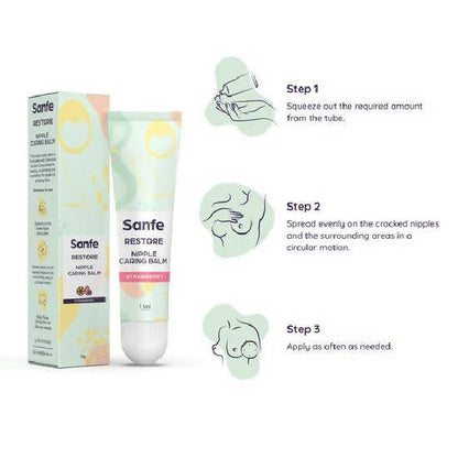 Sanfe Restore Nipple Caring Balm (Strawberry)
