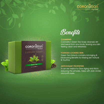 Coronation Herbal Green Tea Luxury Soap
