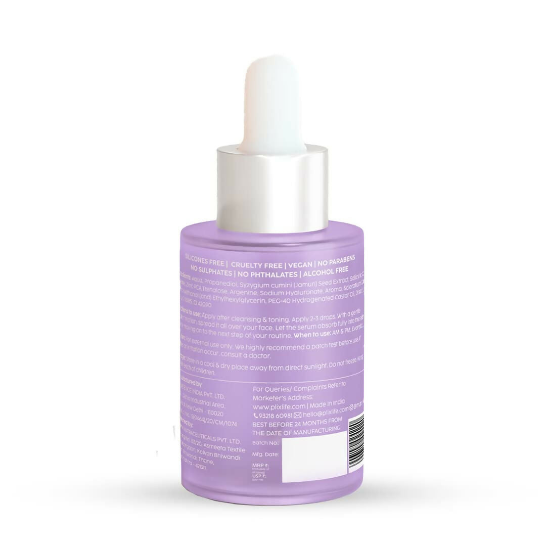 PLIX The Plant Fix 2% Salicylic Acid Jamun Active Acne Control Dewy Serum For Active Acne & Dark Spot Reduction