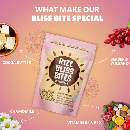 Rize Energy Bar Bliss Bites  - Milk Chocolate