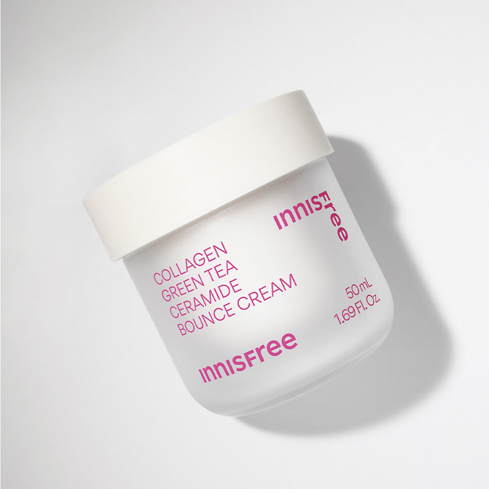 Innisfree Collagen Booster Green Tea Ceramide Bounce Cream
