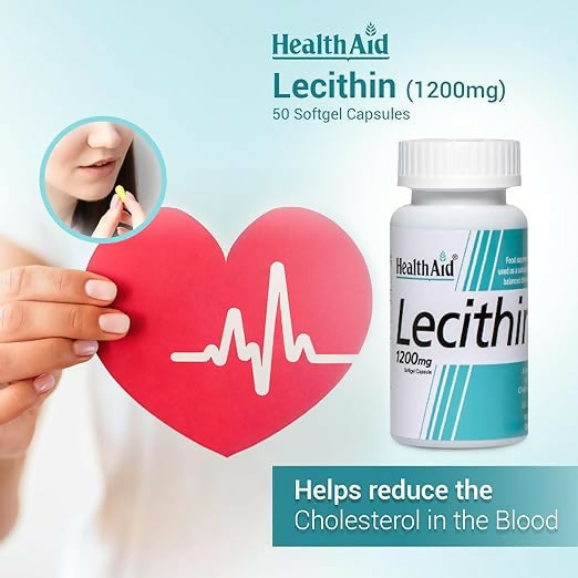 HealthAid Lecithin 1200 mg Softgel Capsules