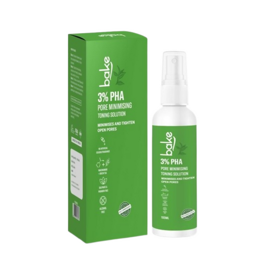Bake 3% Pha Pore Minimising Toner With Gluconolactone & Niacinamide For Open Pores & Acne