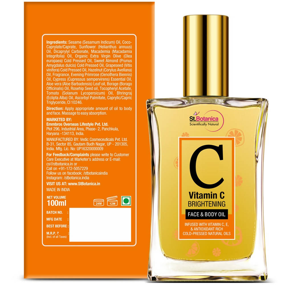 St.Botanica Vitamin C Brightening Face & Body Oil