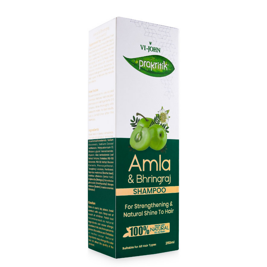VI-JOHN Prakritik Amla & Bhringraj Shampoo