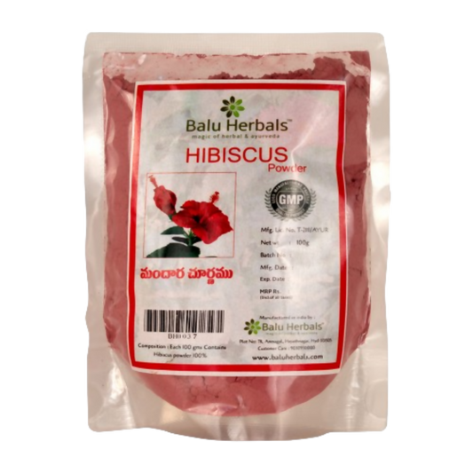 Balu Herbals Hibiscus Flower (Mandara) Powder