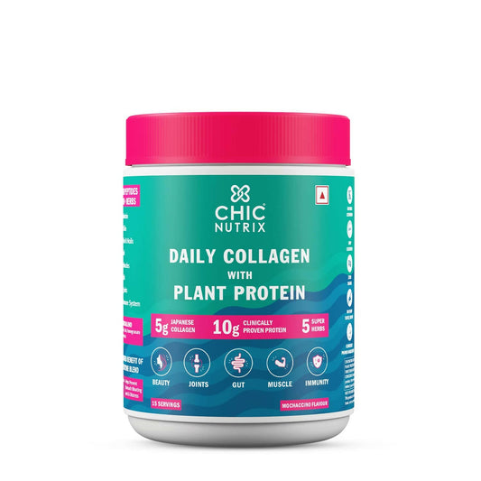 Chicnutrix Daily Collagen With Plant Protein - Mochaccino Flavor