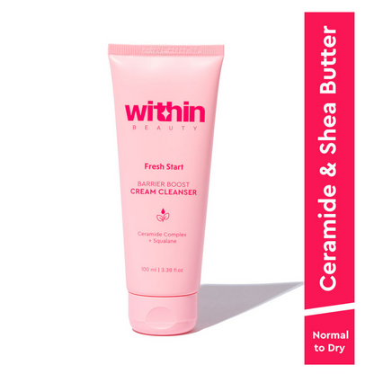 Within Beauty Fresh Start Barrier Boost Cream Face Cleanser