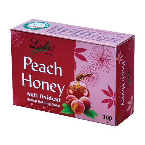Buy Lalas Peach Honey Herbal Bathing Soap from DrMediCart, Ship from India to USA
