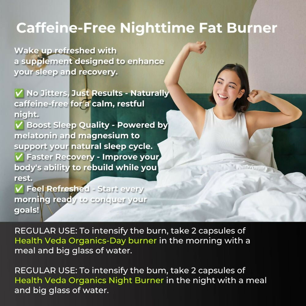Health Veda Organics Day Time & Night Time Proburners Capsules Combo Packs
