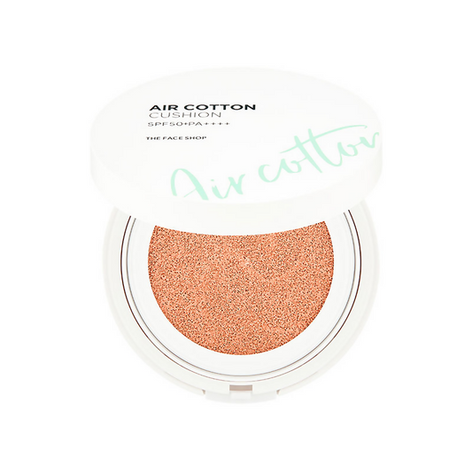 The Face Shop Air Cotton Cushion SPF 50+ PA++++ - 205 Dark Beige