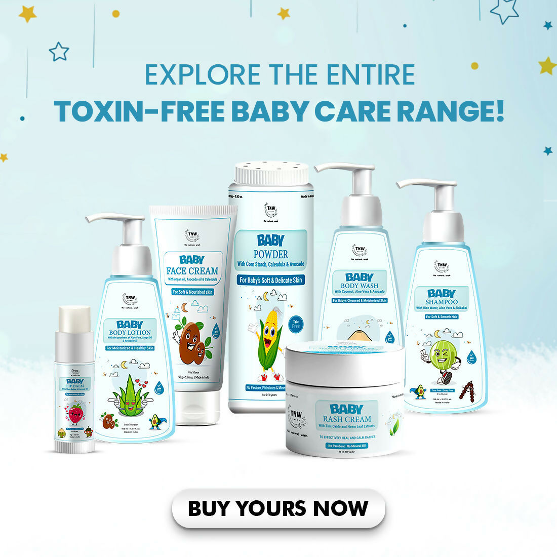 The Natural Wash Diaper Rash Cream for Babies