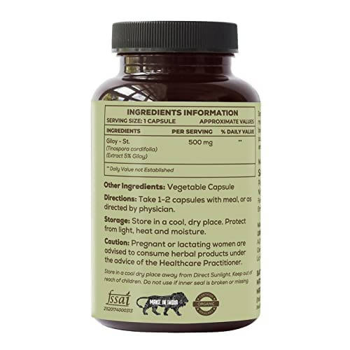 Saptamveda Organic Giloy Capsules