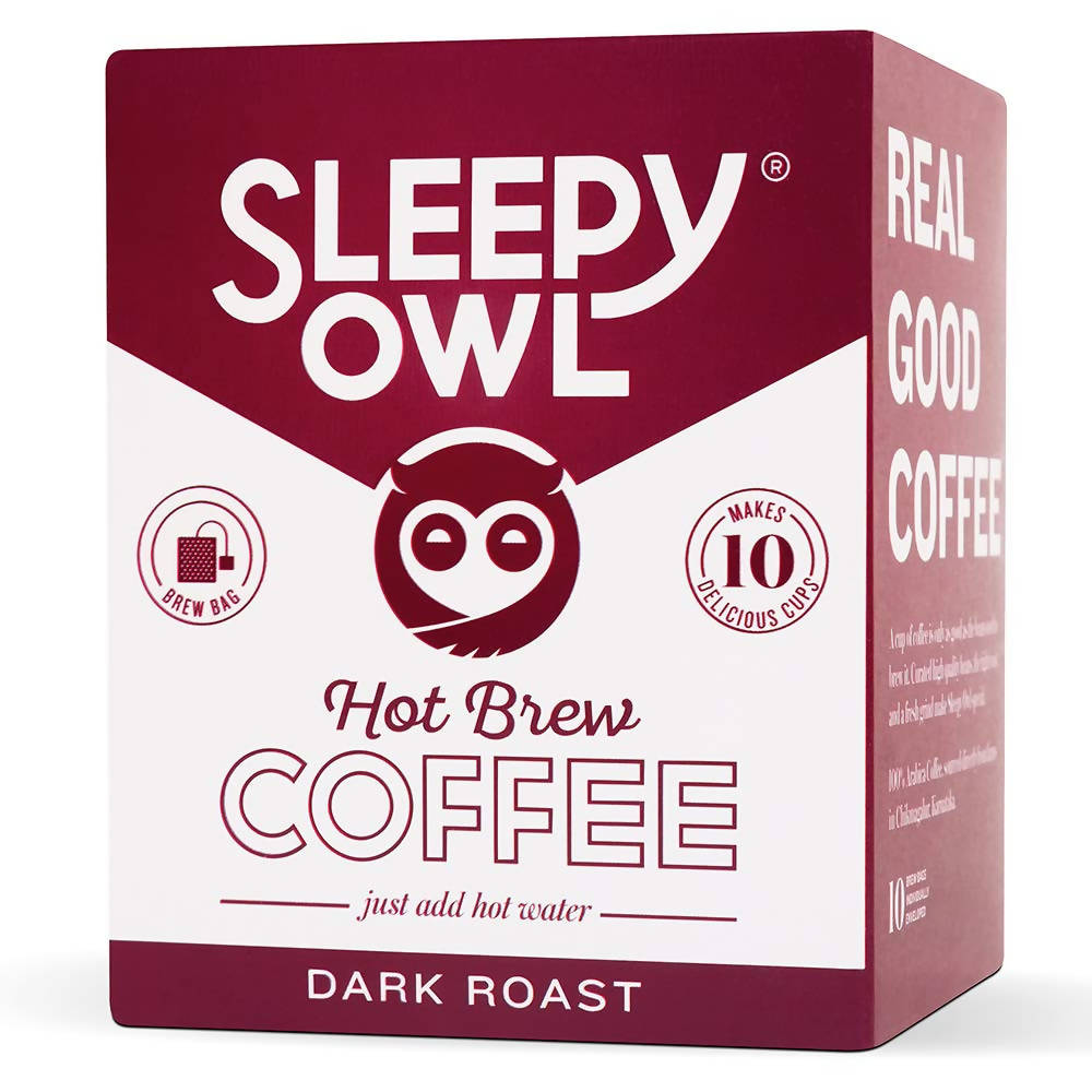 Buy Sleepy Owl Coffee Dark Roast Hot Brew Bags from DrMediCart