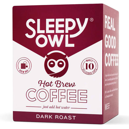 Buy Sleepy Owl Coffee Dark Roast Hot Brew Bags from DrMediCart