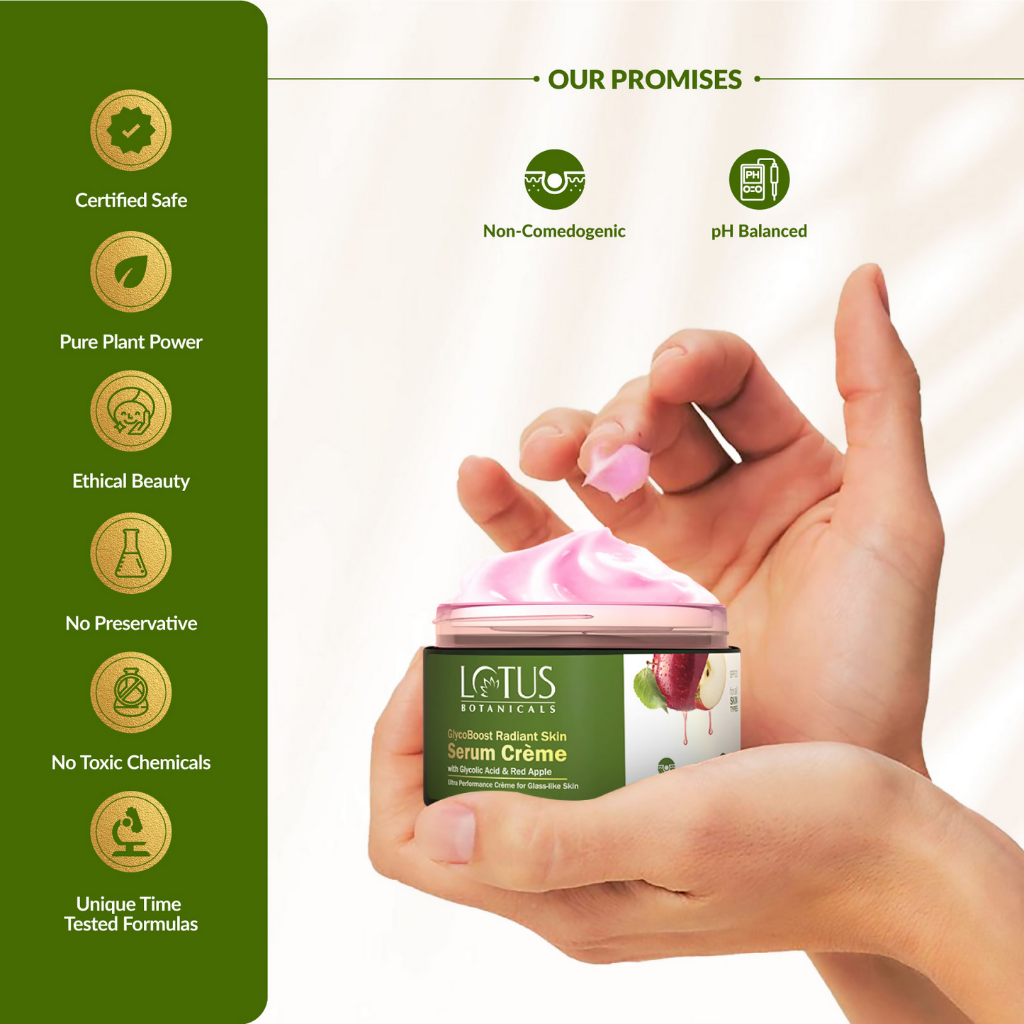 Lotus Botanicals GlycoBoost Radiant Skin Serum Creme