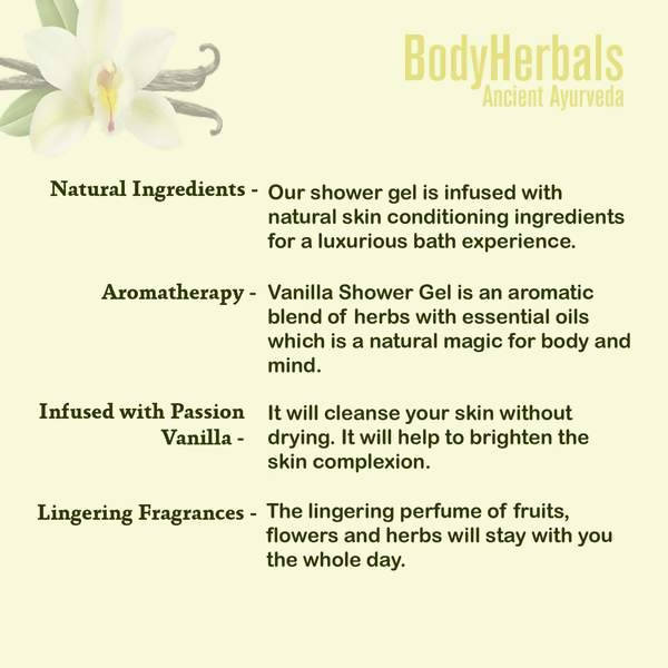 Bodyherbals passion Vanilla Shower Gel