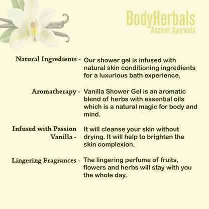 Bodyherbals passion Vanilla Shower Gel