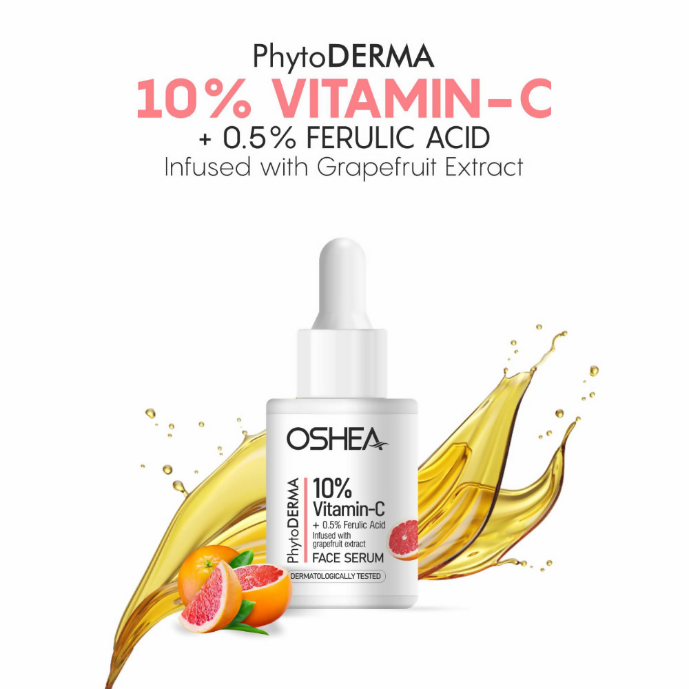 Oshea Herbals Phytoderma 10% Vitamin C & 0.5% Ferulic Acid Face Serum