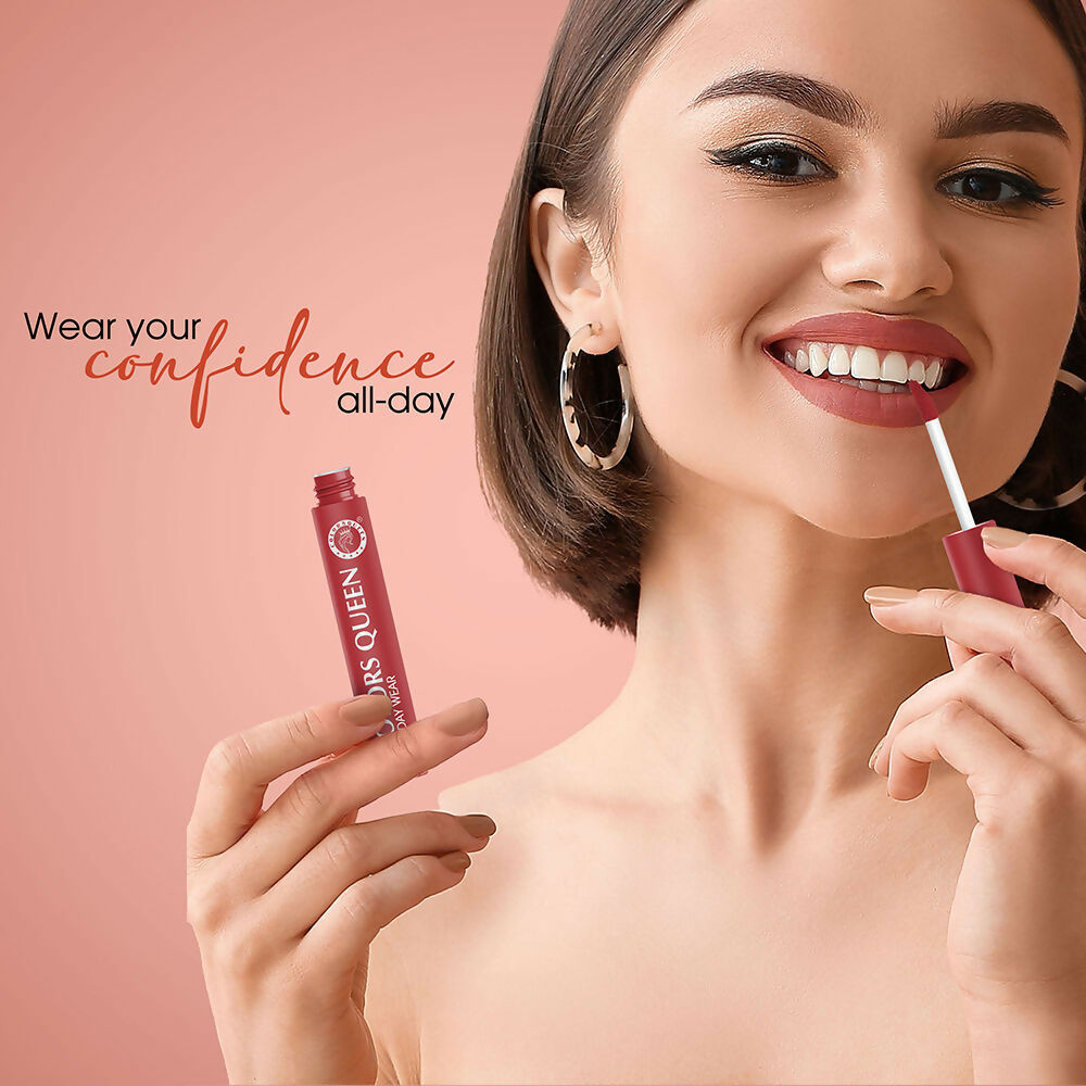 Colors Queen All Day Wear Liquid Lipstick - Red Boots