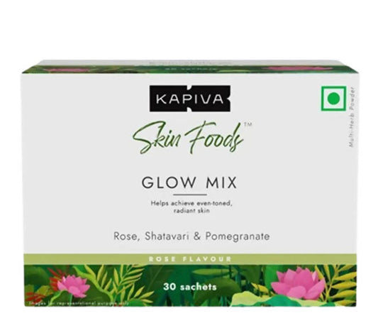 Buy Kapiva Ayurveda Skin Foods Glow Mix from DrMediCart, Ship from India to USA