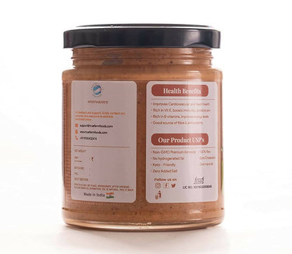 Truefarm Organic Almond Butter Creamy-Unsweetened