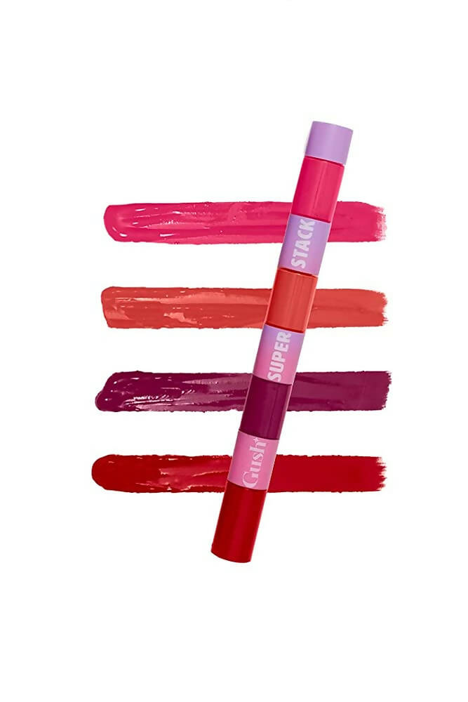Gush Beauty Super Stack - Boldly Bright 4-In-1 - Liquid Lipstick