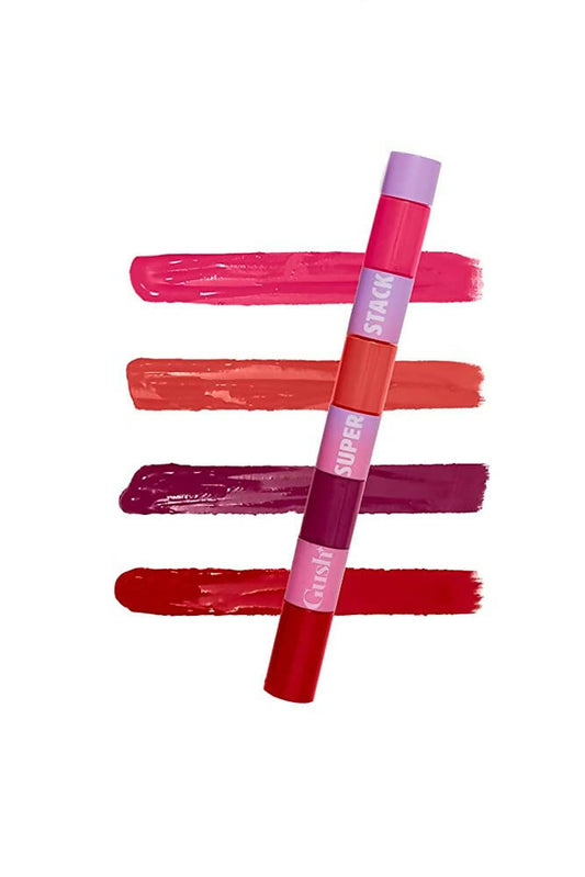Gush Beauty Super Stack - Boldly Bright 4-In-1 - Liquid Lipstick