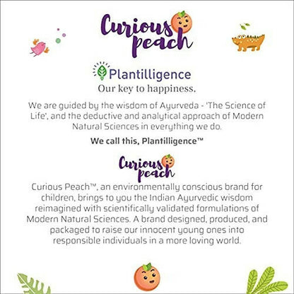 Curious Peach Herbal Lip Balm Bubble Gum