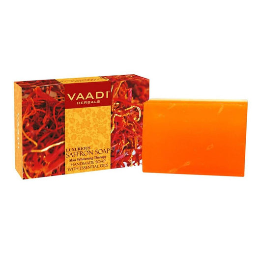 Buy Vaadi Herbals Luxurious Saffron Soap from DrMediCart, Ship from India to USA
