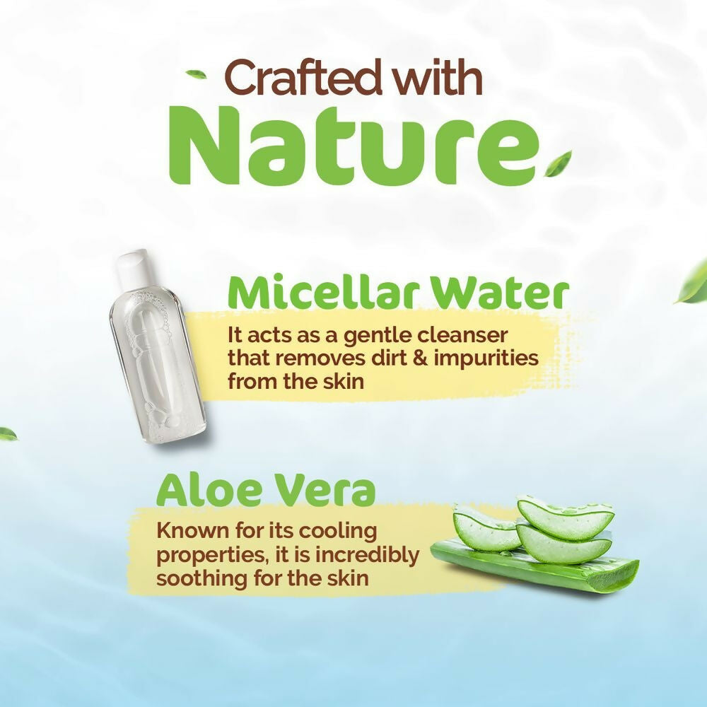 Mamaearth Micellar Gentle Makeup Remover Wipes