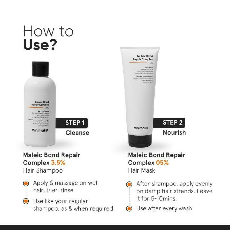 Minimalist Maleic Bond Repair Complex 5% Hair Mask