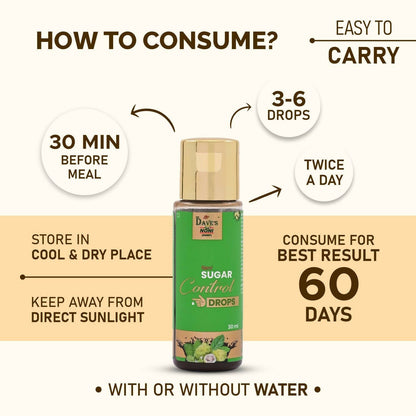 The Dave's Noni Sugar Control Drops - Drmedicart