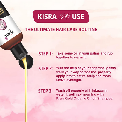Kisra Gold Organic Onion Hair Oil