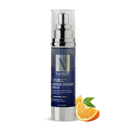 Buy NutriGlow Advanced Organics Instant Wrinkle Lift & Skin Polishing Derma Repair Face Serum from DrMediCart, Ship from India to USA