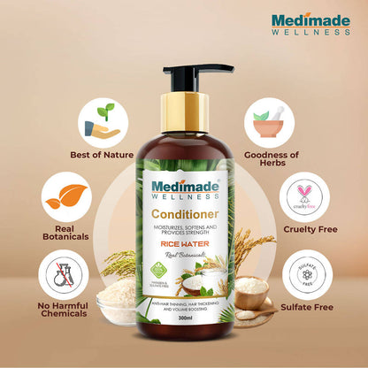 Medimade Wellness Rice Water Hair Conditioner - DrMediCart