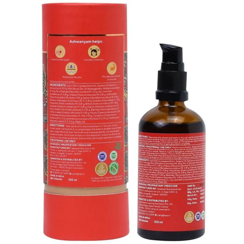 Varaasa Ashwanyam Ashwagandha-Rich Body Oil - Drmedicart