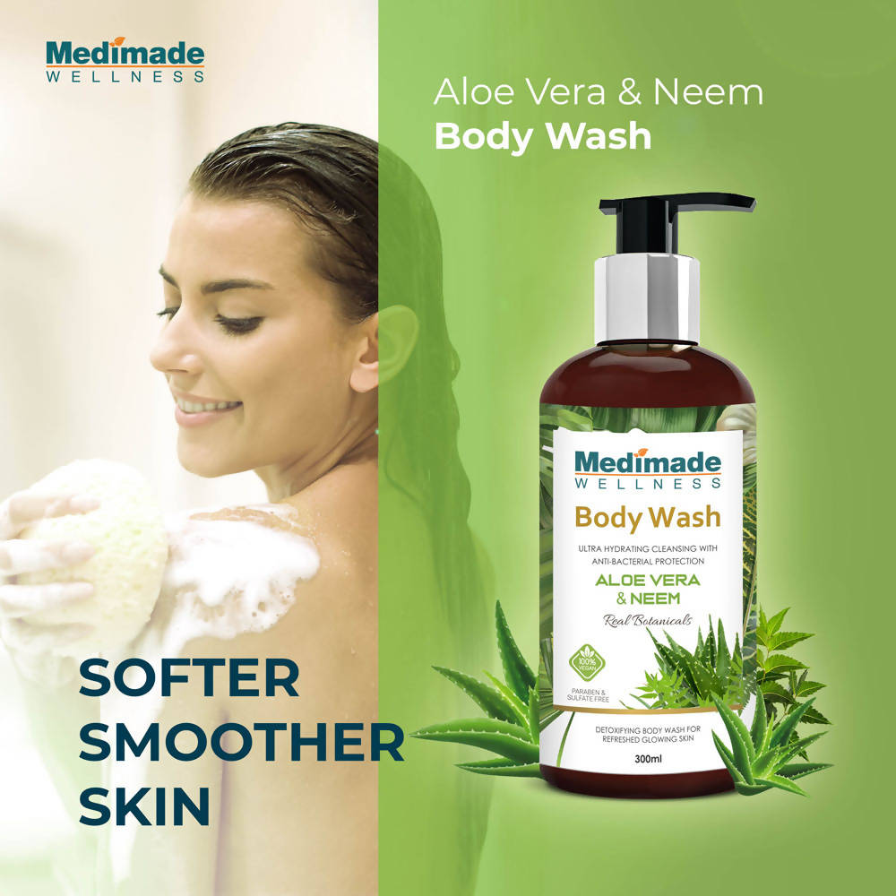 Medimade Wellness Aloevera & Neem Body Wash - DrMediCart