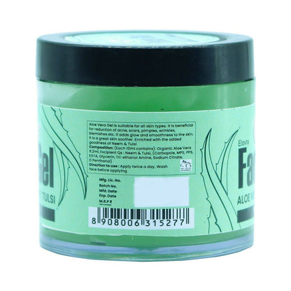 Nutriorg Aloevera Face Gel with Neem & Tulsi
