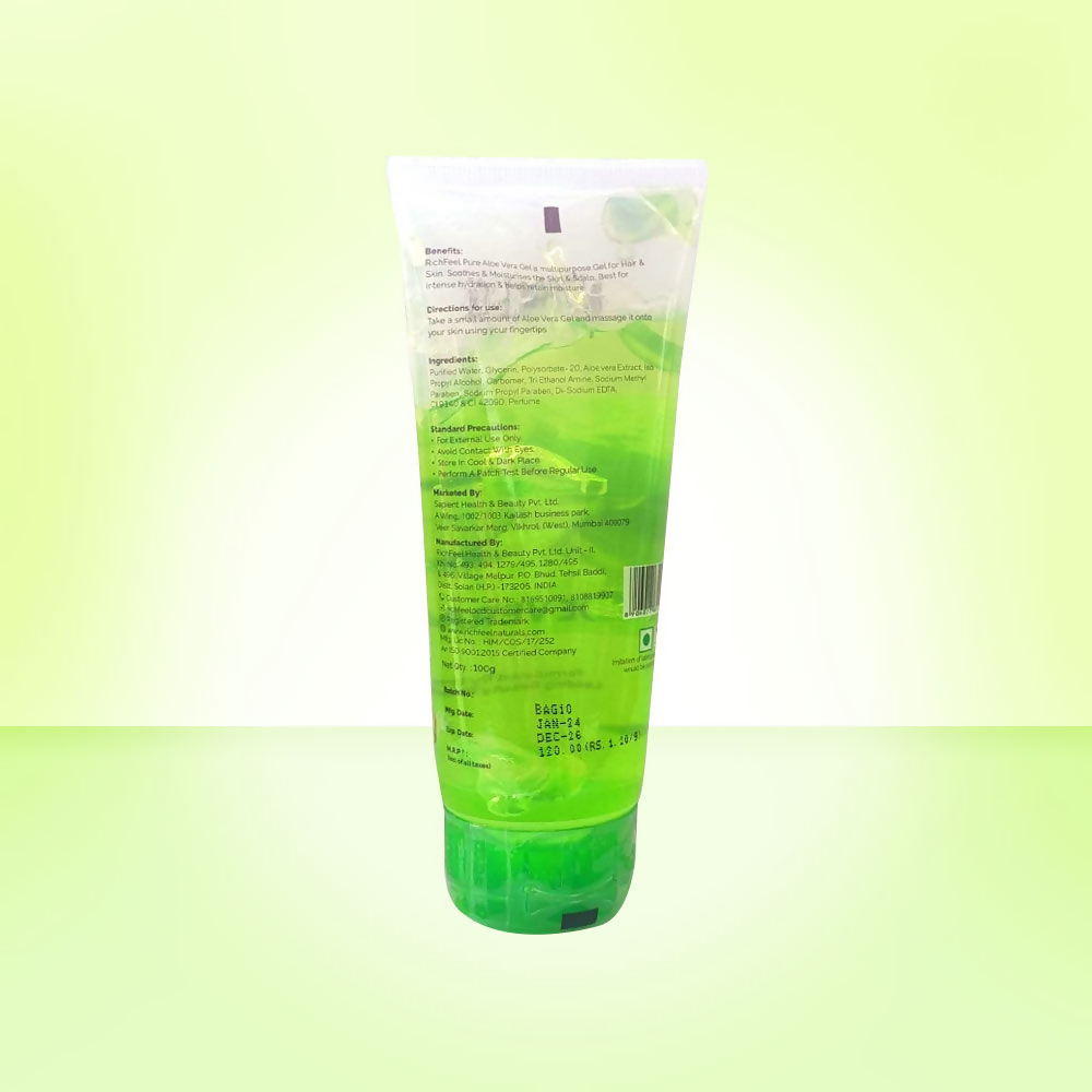 Richfeel Pure Aloe Vera Gel For Face Skin & Hair