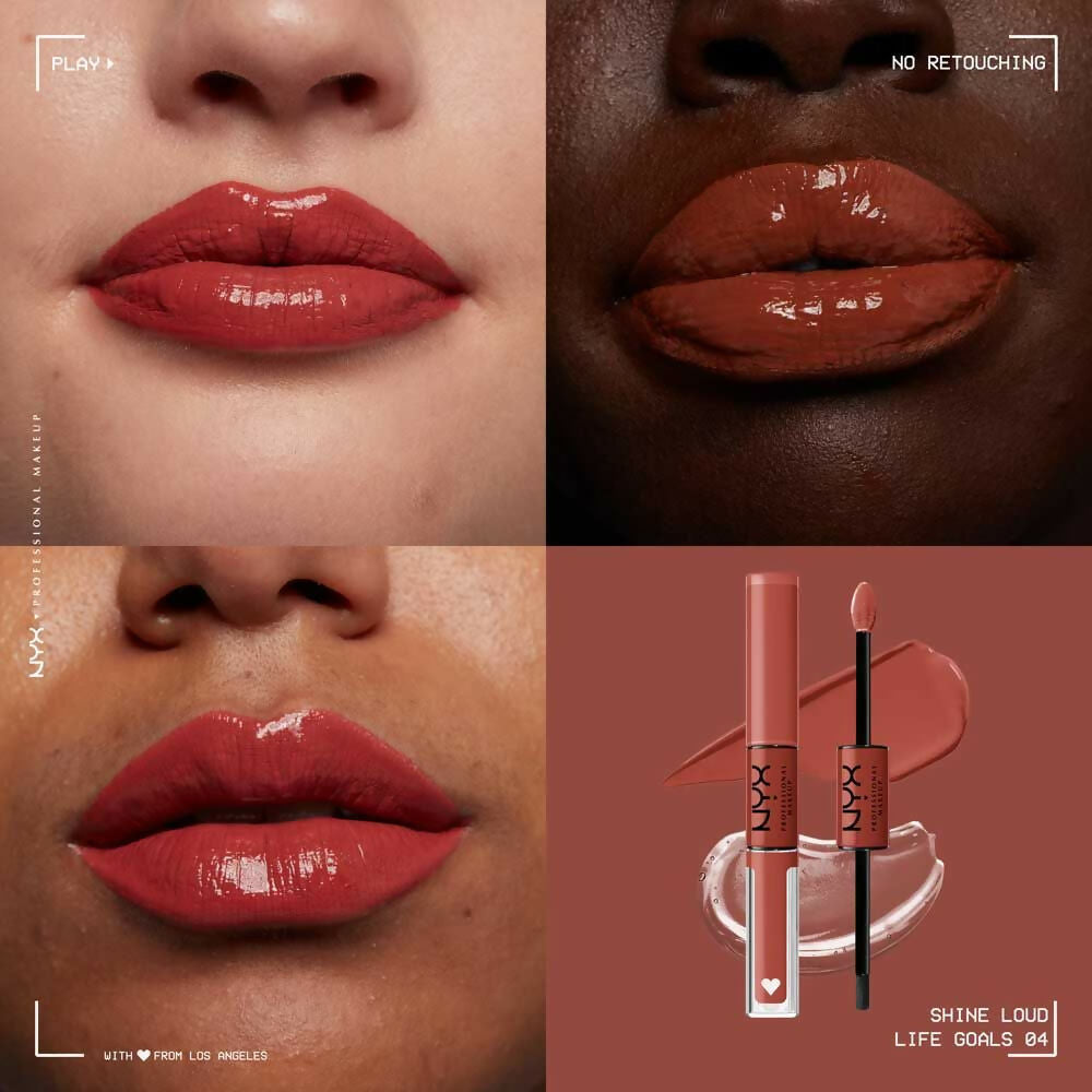 NYX Professional Makeup Shine Loud High Shine Lip Color and Gloss - Life Goals
