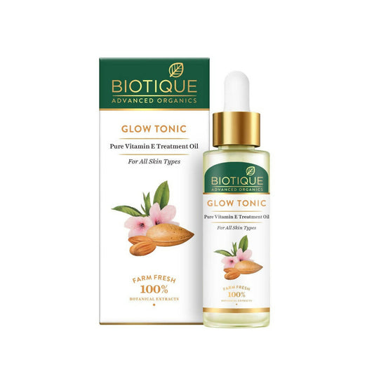 Biotique Advanced Organics Glow Tonic Pure Vitamin E Treatment Oil - DrMediCart