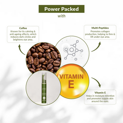 Lotus Botanicals Coffee and Multi-Peptide Under Eye Creme with Vitamin E