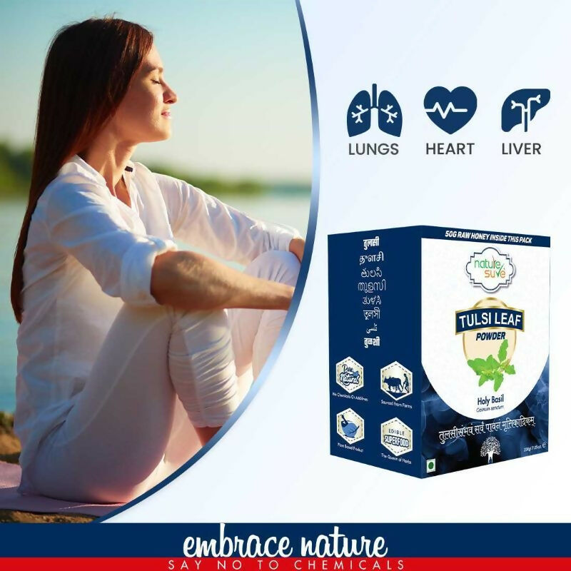 Nature Sure Tulsi Leaf Powder With Raw Honey