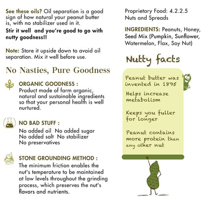 Sorich Organics Seed Peanut Crunchy Butter