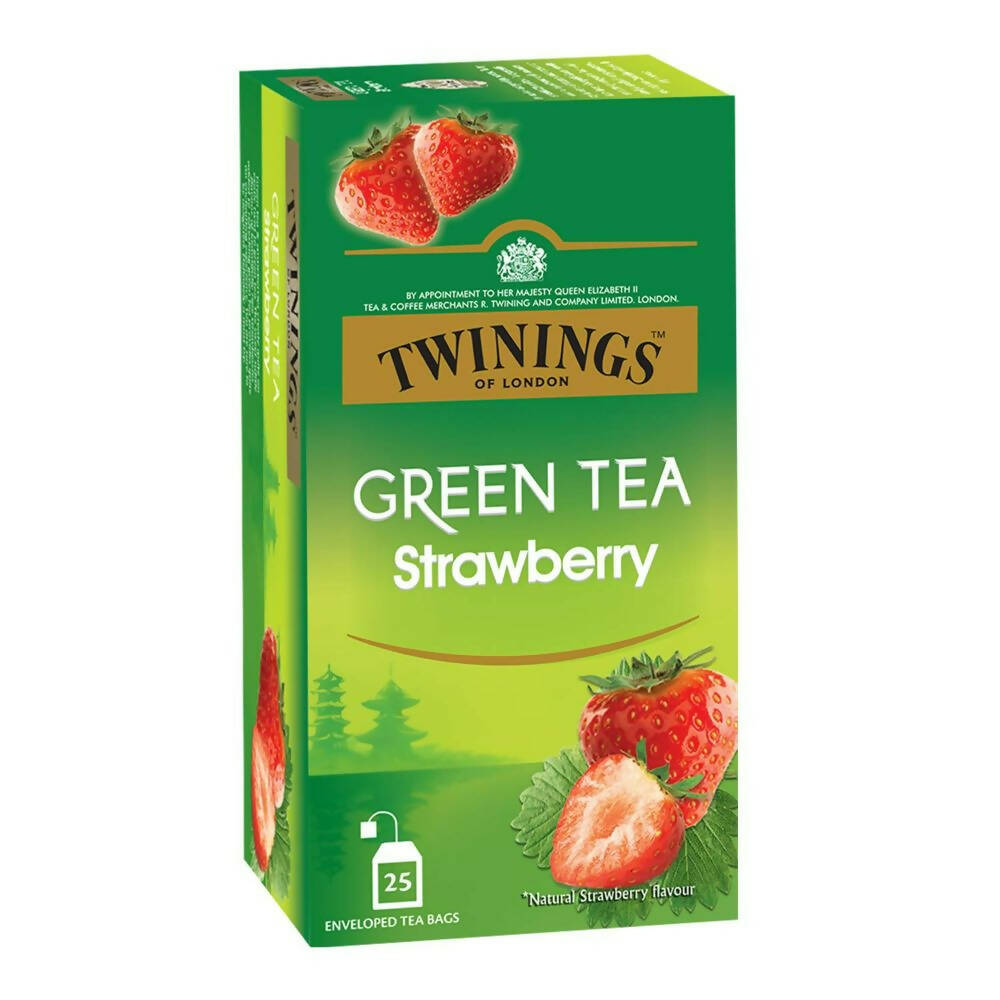 Buy Twinings Green Tea Strawberry Teabags from DrMediCart