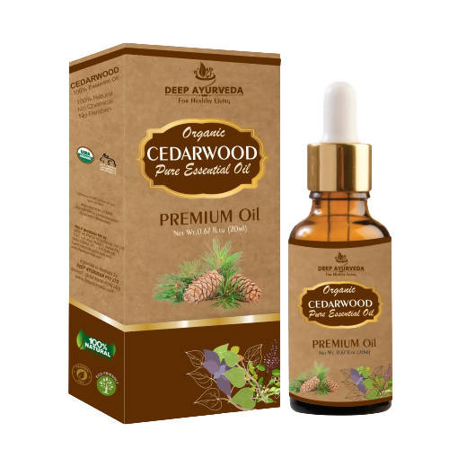 Deep Ayurveda Cedarwood Pure Essential Oil - DrMediCart