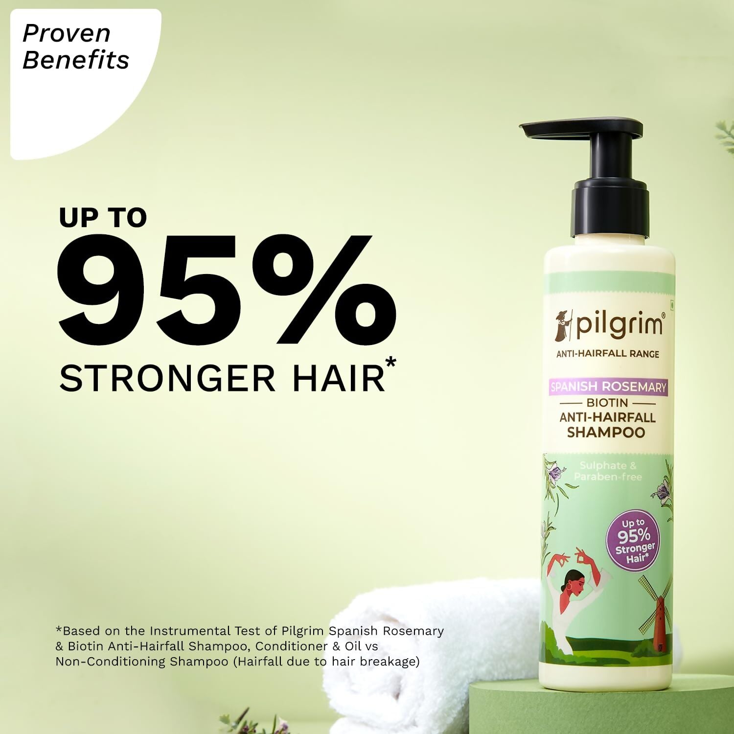Buy Pilgrim Spanish Rosemary Anti-Hairfall Shampoo (GTM) from DrMediCart, Ship from India to USA