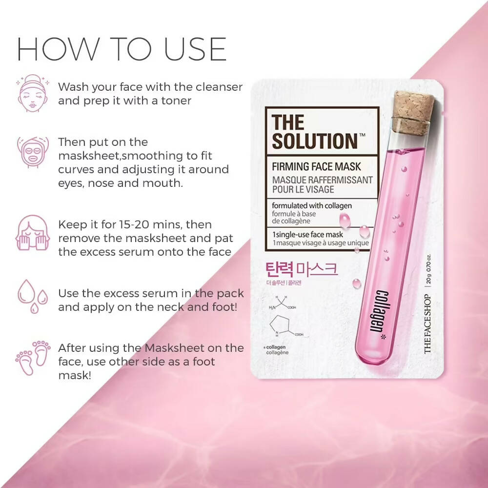The Face Shop The Solution Firming Face Mask - DrMediCart