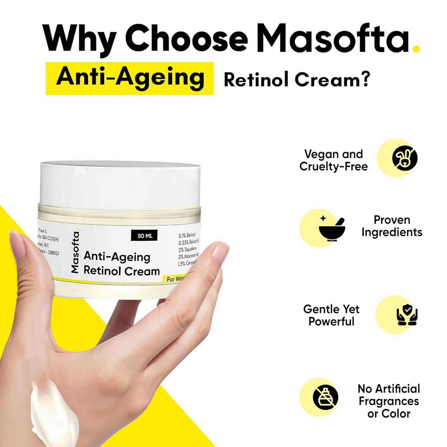Masofta Anti Ageing Retinol Night Cream